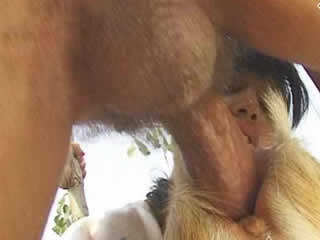 girl with hot ass fucking her goat